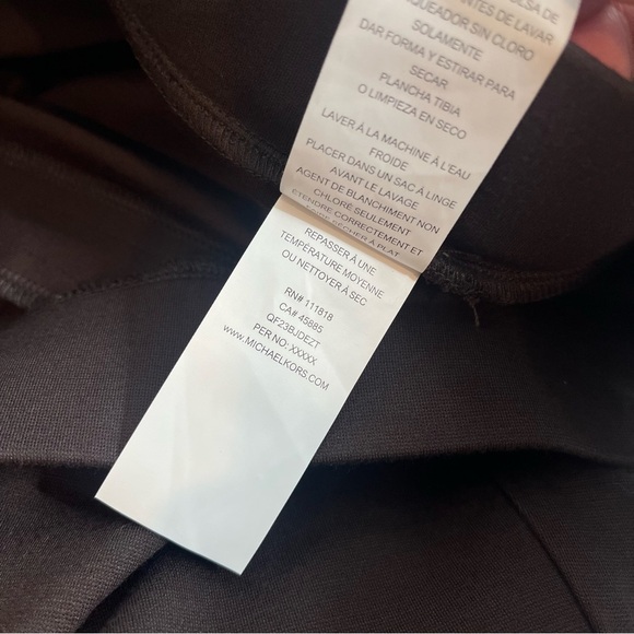 Michael Kors Women’s Size XS Brown Straight Leg Pants Pull On Dress Pants - Picture 11 of 11